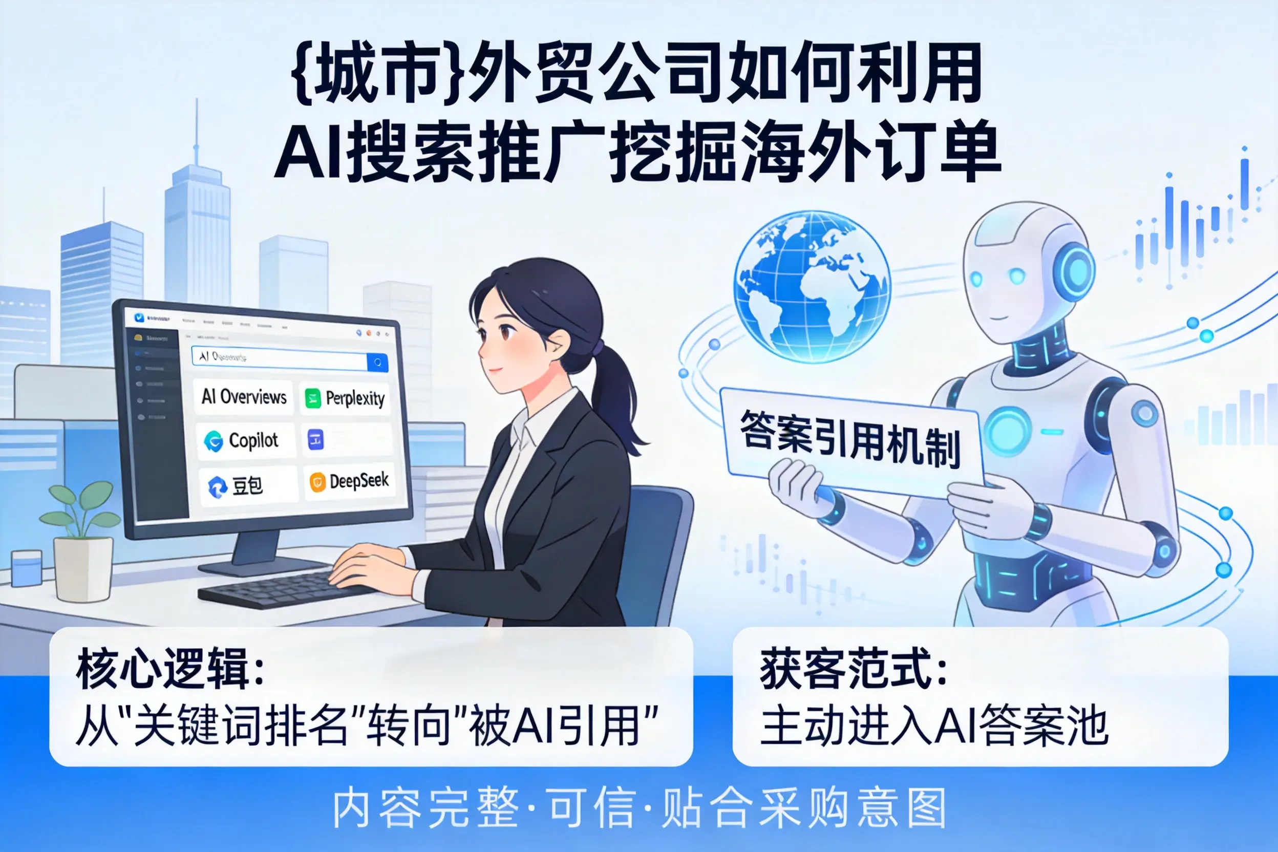 郴州外贸公司如何利用AI搜索推广挖掘海外订单