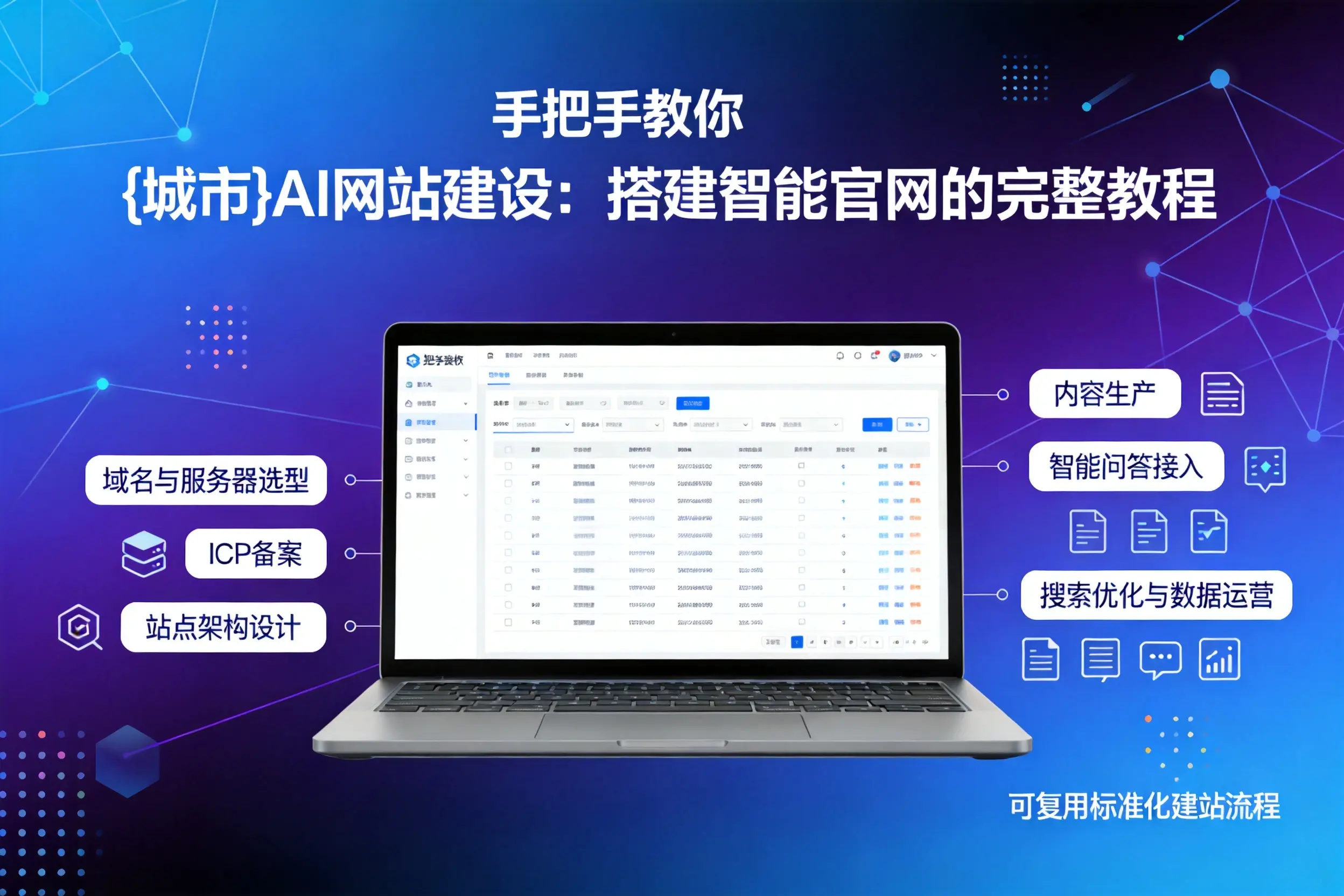 手把手教你郴州AI网站建设:搭建智能官网的完整教程