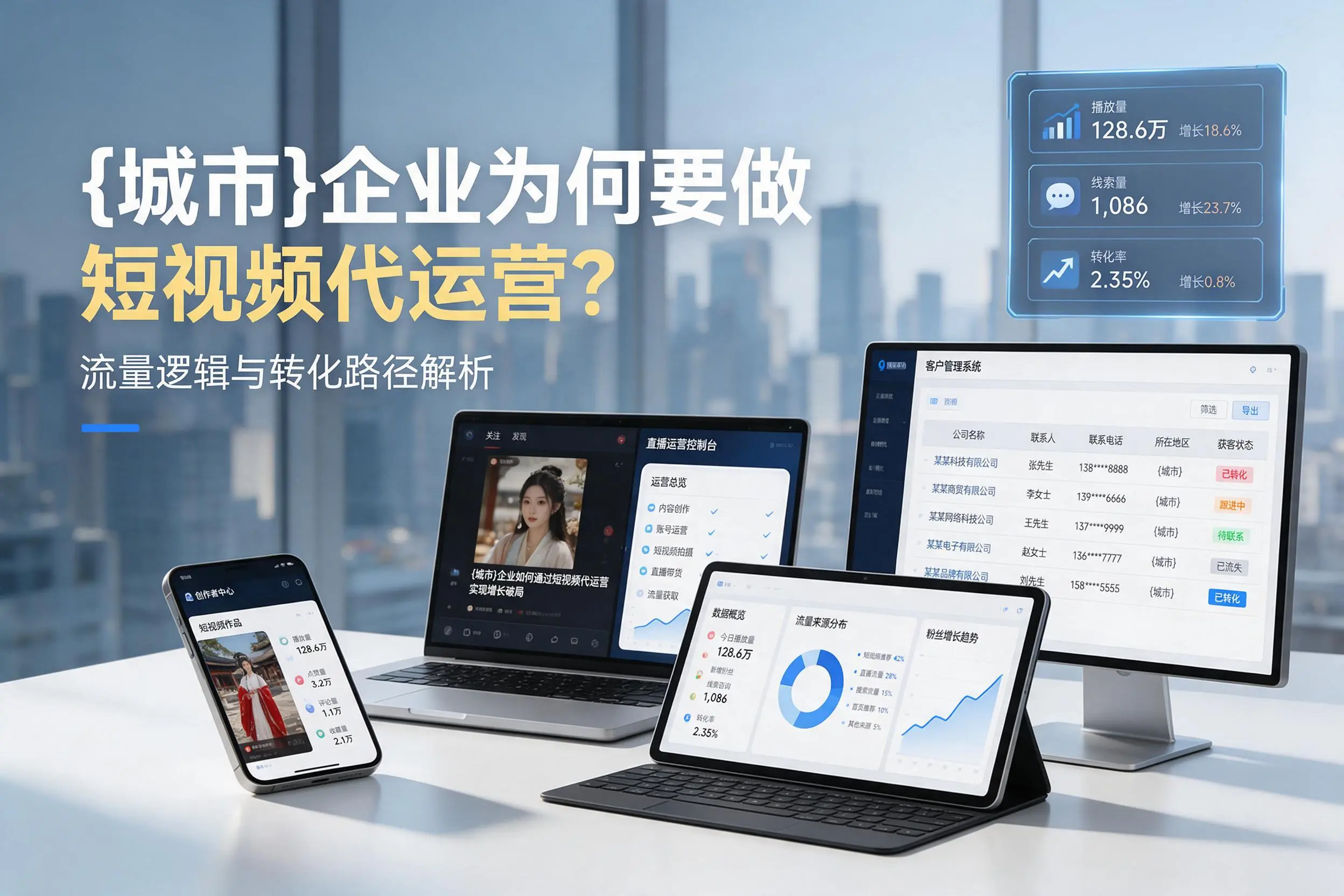 郴州企业为何要做短视频代运营？流量逻辑与转化路径解析