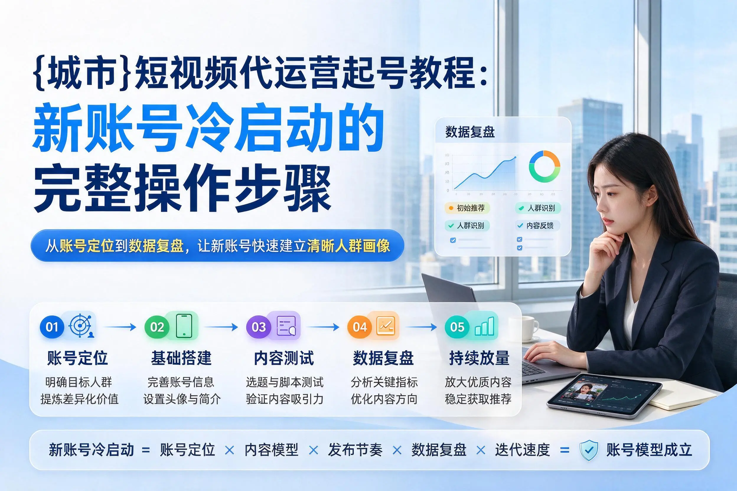 郴州短视频代运营起号教程：新账号冷启动的完整操作步骤