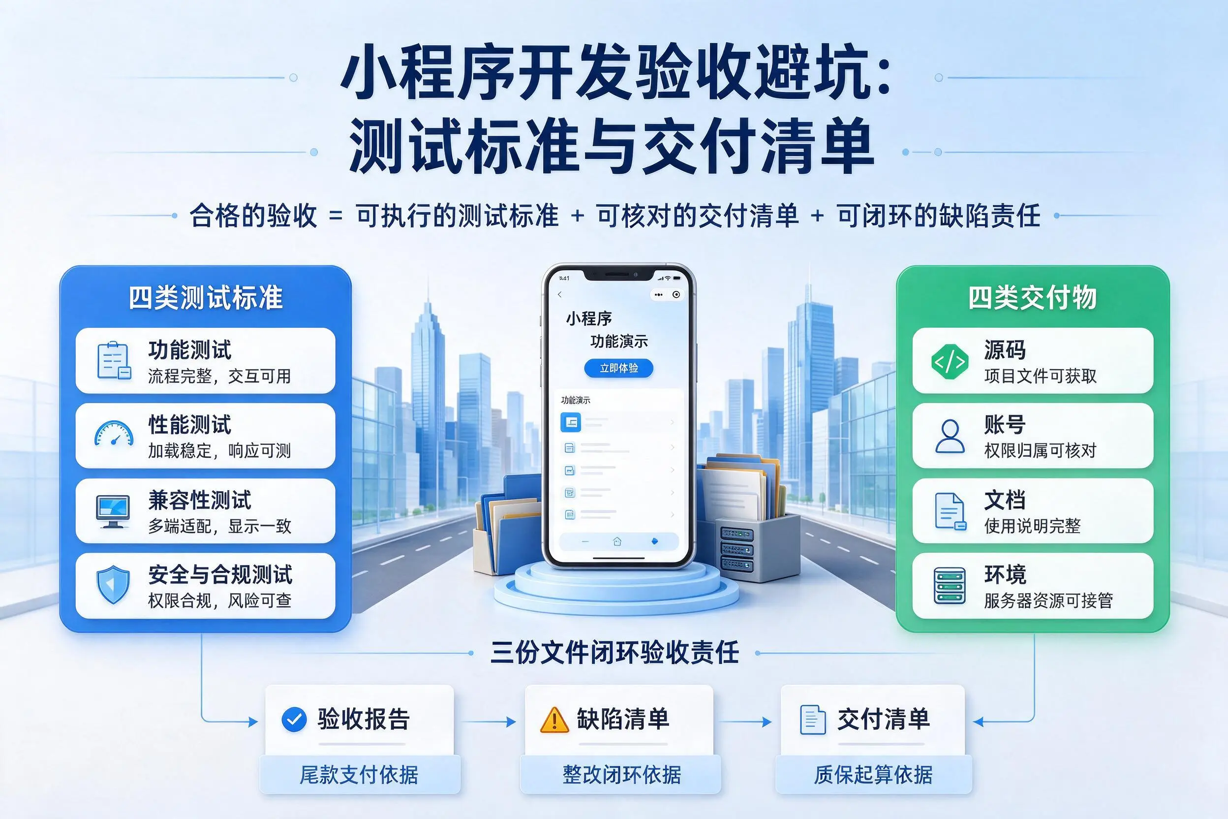 郴州小程序开发验收避坑：测试标准与交付清单