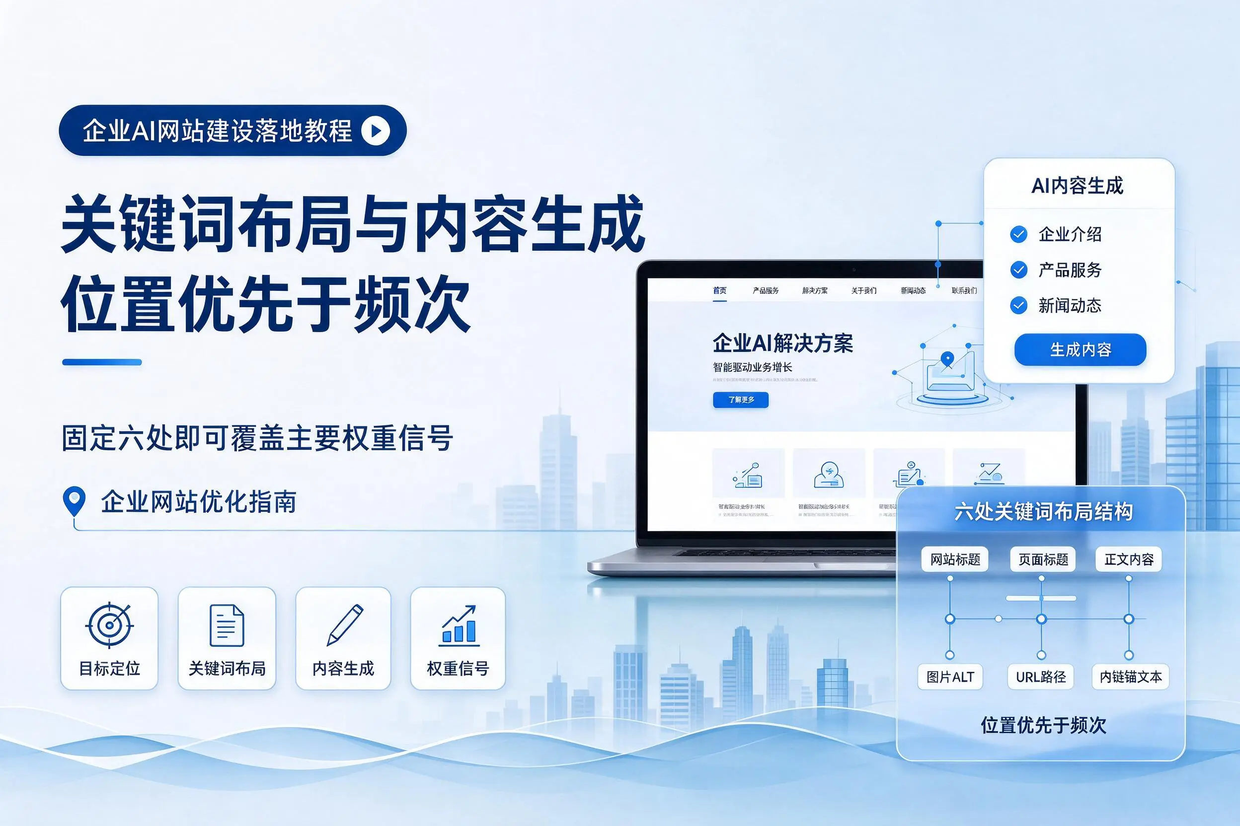 郴州企业AI网站建设落地教程:关键词布局与内容生成